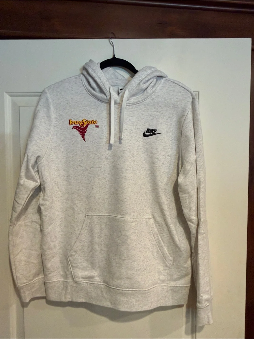Nike Iowa Stare Light Gray Crewneck Hoodie